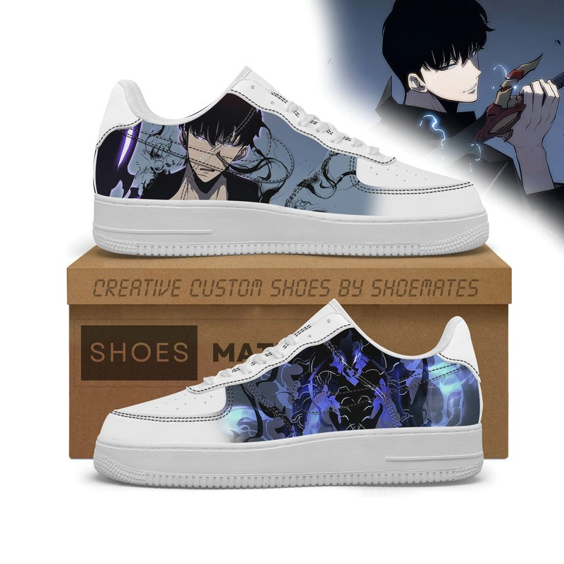 Beru And Sung Jin Woo Solo Leveling Low Top Shoes