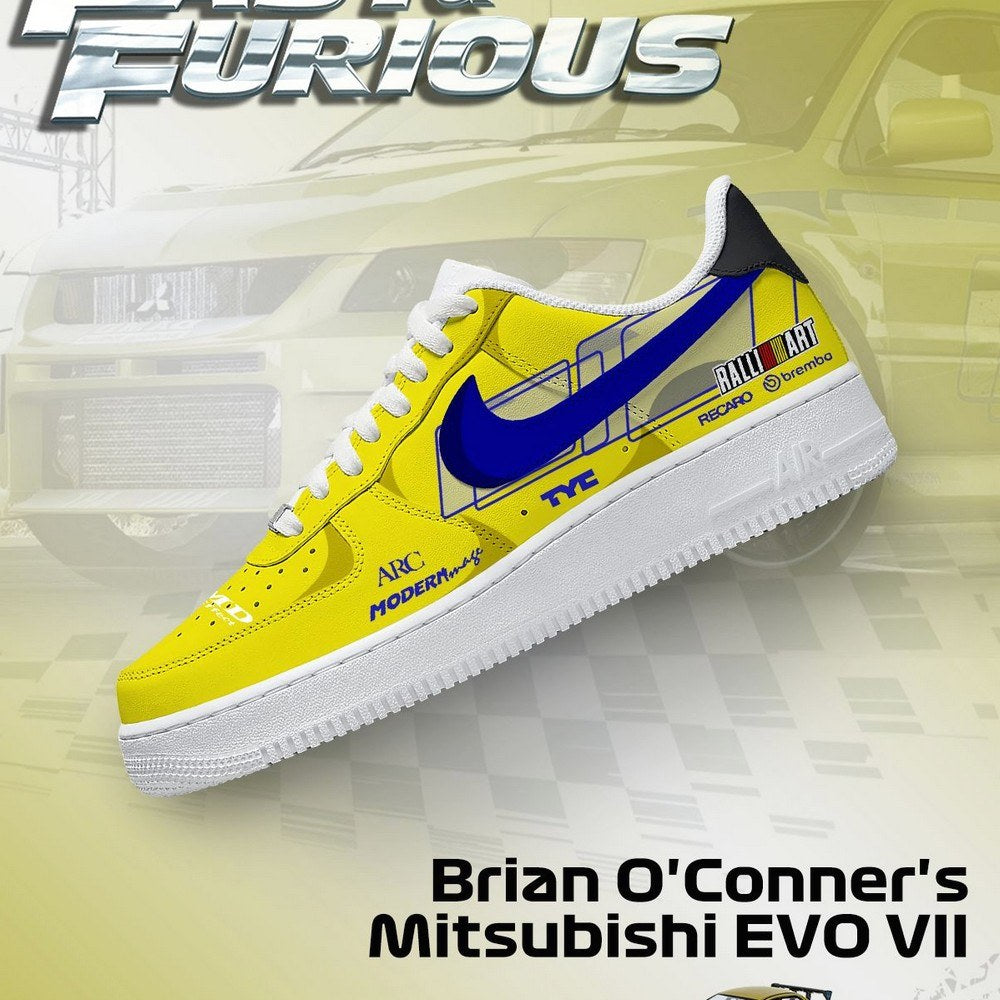 Brian O'Conner's EVO VII Fast and Furious Low Top Shoes
