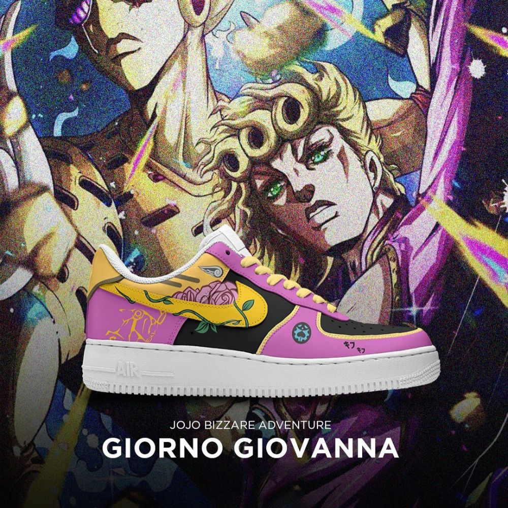 Giorno Giovanna Jojo's Bizarre Adventure Low Top Shoes