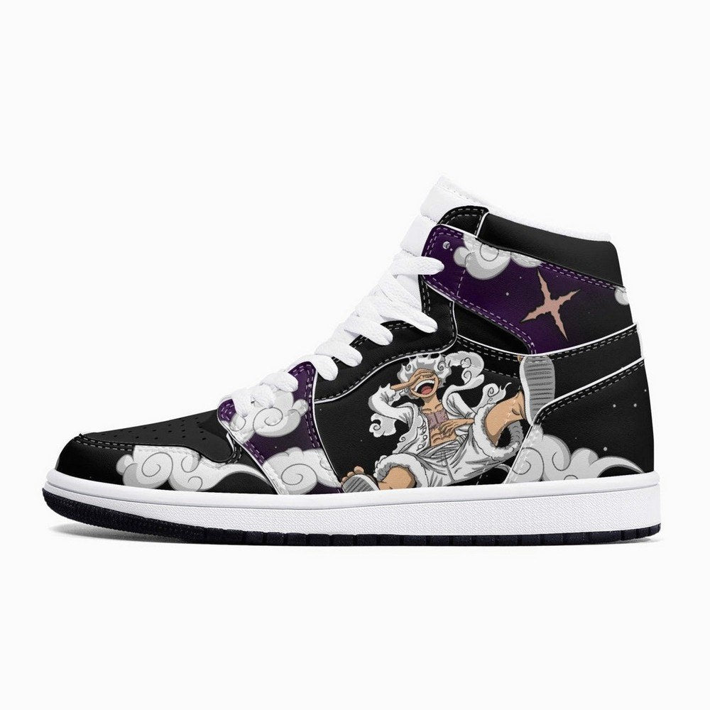 Luffy White Gear 5 One Piece AJ1 Shoes