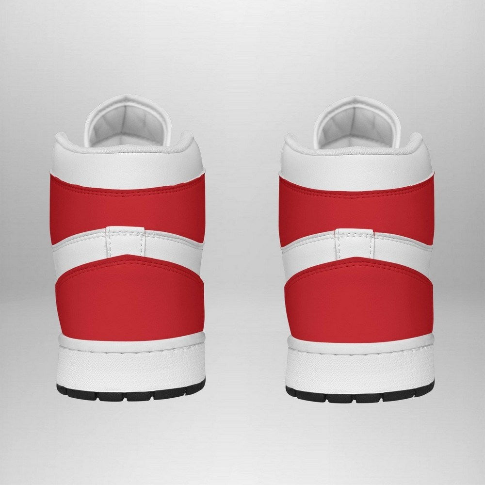 Red Ranger Mighty Morphin Power Rangers AJ1 High Top Shoes