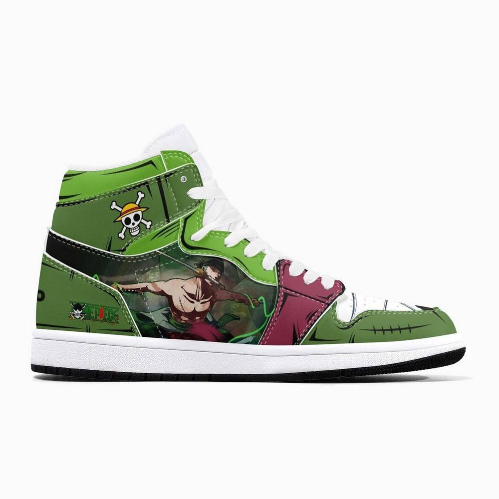 Roronoa Zoro Santoryu Three Swords One Piece AJ1 Shoes