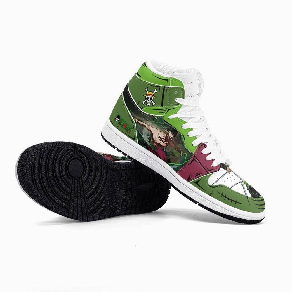 Roronoa Zoro Santoryu Three Swords One Piece AJ1 Shoes