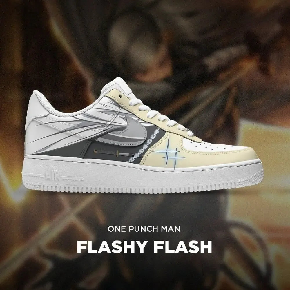 Flashy Flash One Punch Man New Low Top Shoes