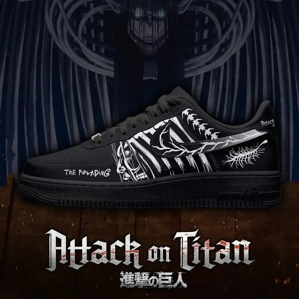 Eren Founding Titan V.2 Attack on Titian Special Edition Lowtop Shoes