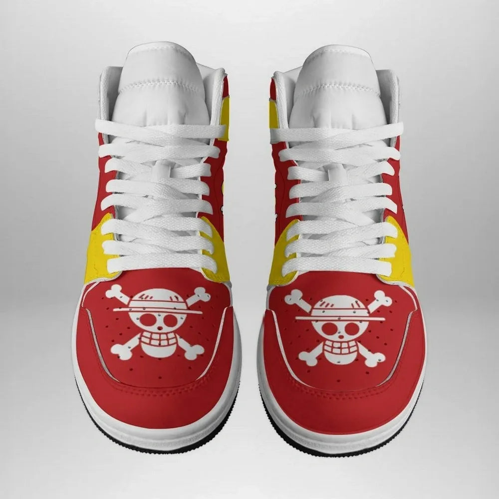 Luffy Straw Hat Pirates One Piece Special High Top Shoes