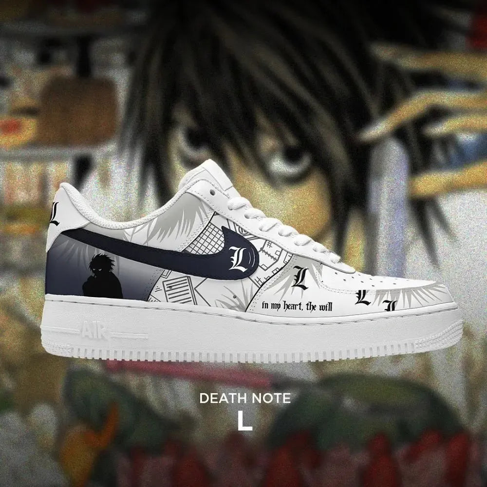 L Death Note Limited Low Top Shoes
