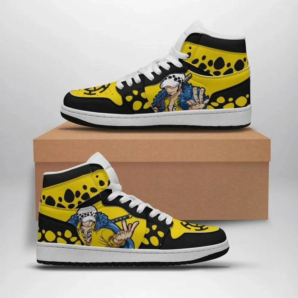 Trafalgar Captain One Piece Special High Top Shoes