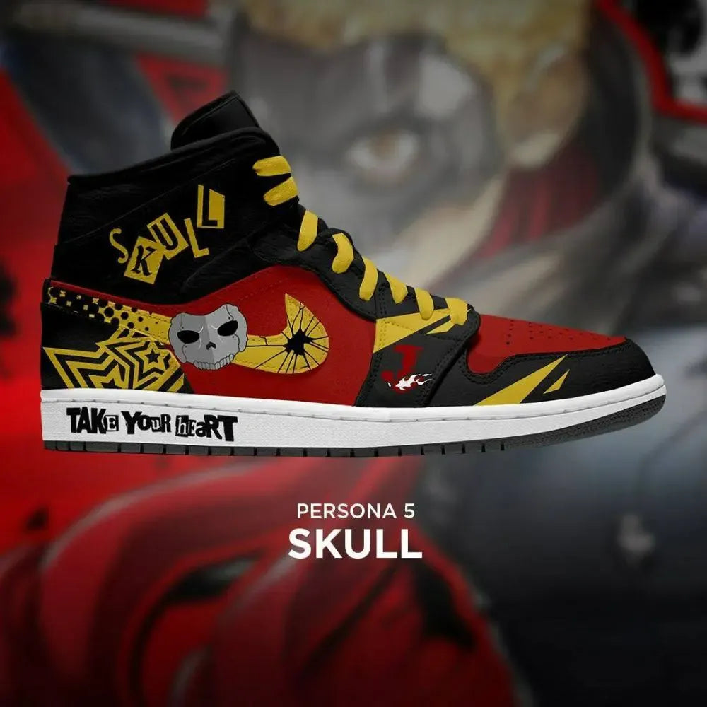 Skull Persona 5 Special High Top Shoes