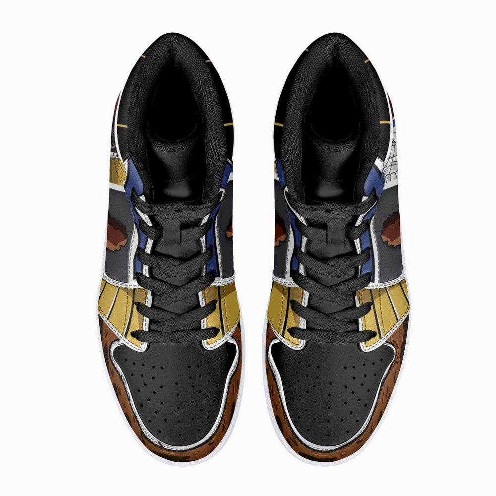 Vegeta and Great Ape Dragon Ball Z JD1 High Top Shoes